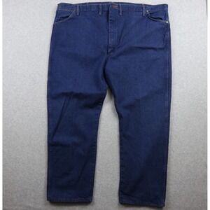 Wrangler Jeans Mens 52x30 13MWZ Cowboy‎ Cut Original Fit Western Denim Blue